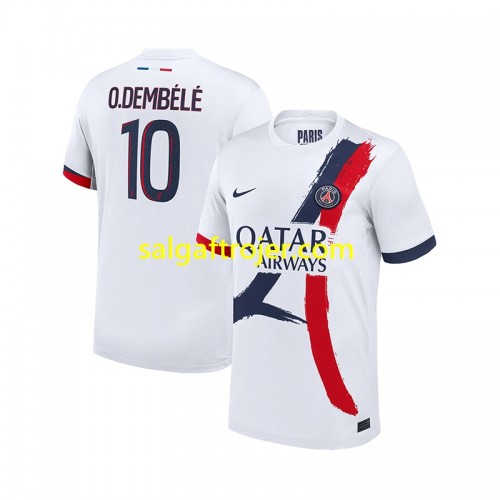 Paris Saint-Germain PSG Ousmane Dembele 10 Fodboldtrøjer Udebanesæt 2024/25 Kort ærmer Paris Saint-Germain PSG Ousmane Dembele 10 Fodboldtrøjer Udebanesæt 2024/25 Kort ærmer